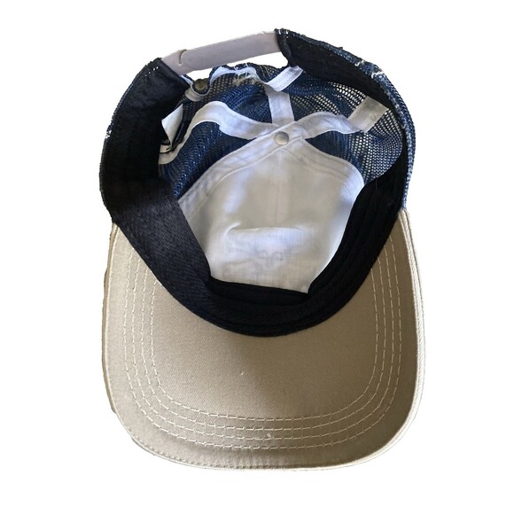 Calcutta Mesh Snapback Hat OS Skull Crossbones Fishing Golf Baseball Cap - Picture 8 of 9
